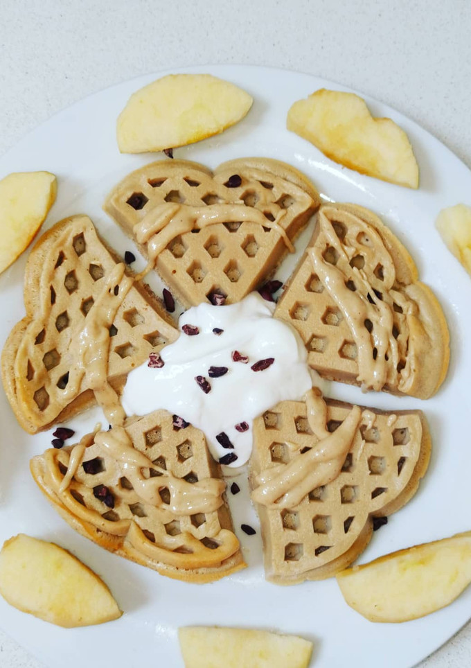 Una foto de Gofres de avena y yogurt con Clickchef
