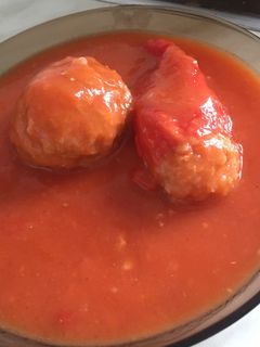 Töltött paprika recept fotója