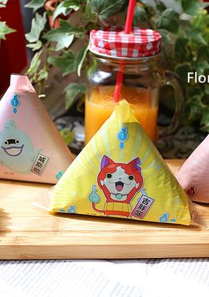 元本山妖怪手錶三角飯糰 的食譜成品照片