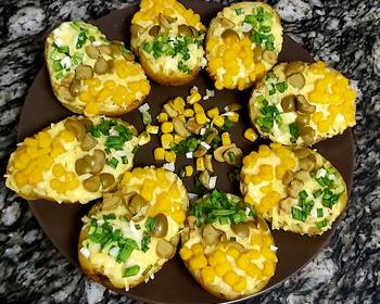 Easy Recipe Baked potatoes loaded with cheese Restaurant Style