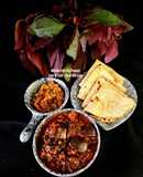 Calcium Rich Red Amaranth Brinjal Tomato Curry