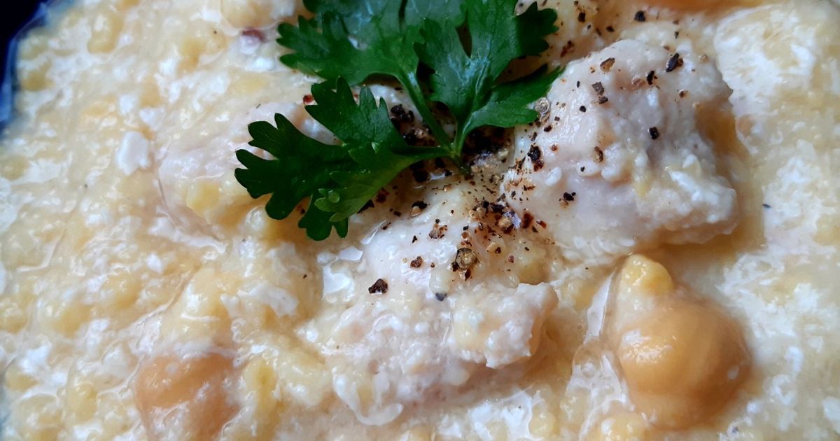 10 minutes Chickpea flour Egg white Congee