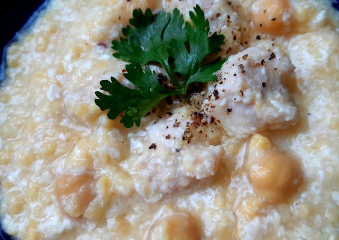 Easiest Way to Make Favorite 10 minutes Chickpea flour Eggwhite Congee 🥣