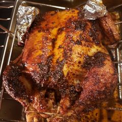 A picture of Oven Roasted Whole Chicken.
