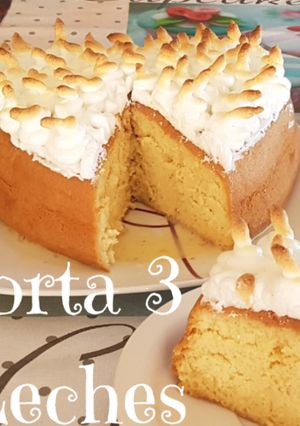 Foto principal de Receta torta 3 leches exquisita