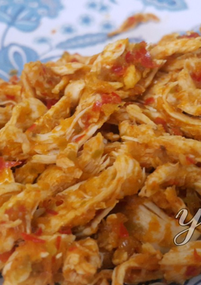 Foto resep Ayam suir pedes poll