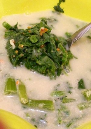 Foto resep Bobor daun labu siam