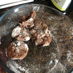 A picture of The best chocolate cookies ever!!!.