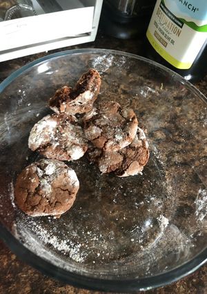 A picture of The best chocolate cookies ever!!!.