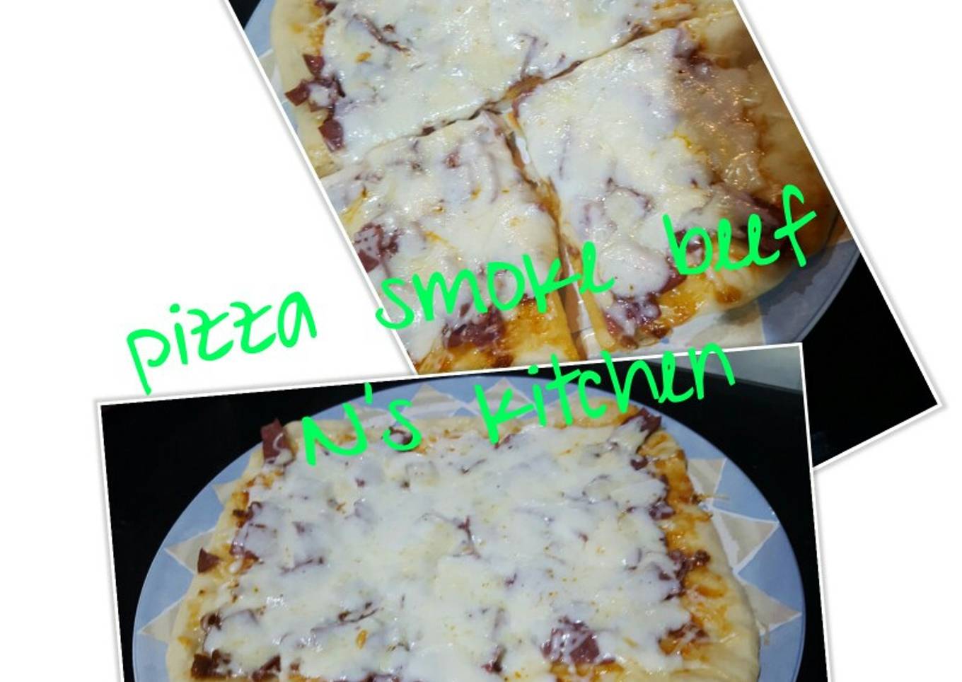 Pizza smoke beef