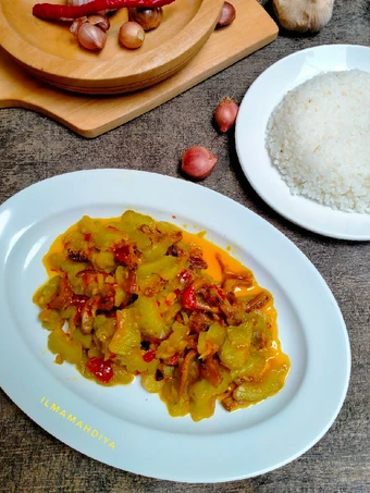 Langkah Gampang Menyiapkan Resep 192. Tumis Pare Cumi Asin yang Uenak Anti Ribet, Uenak Banget