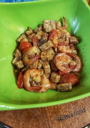 Foto resep Tumis Udang Tempe