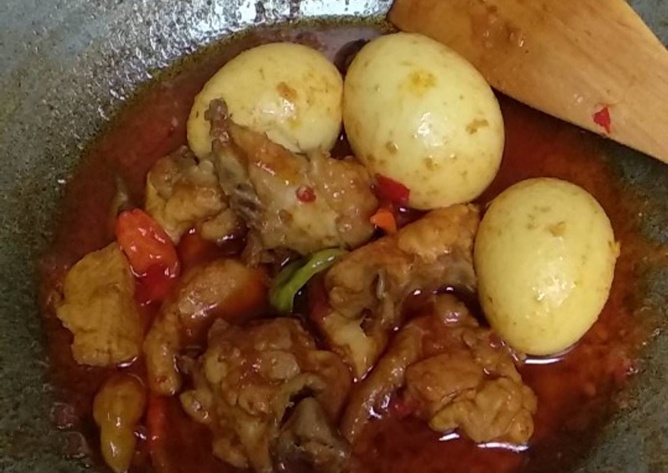 Rica2 jawa ayam dan telor