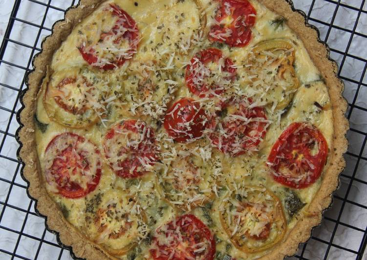 Bagaimana Menyiapkan Tomato Quiche/ Pie Tomat Anti Gagal