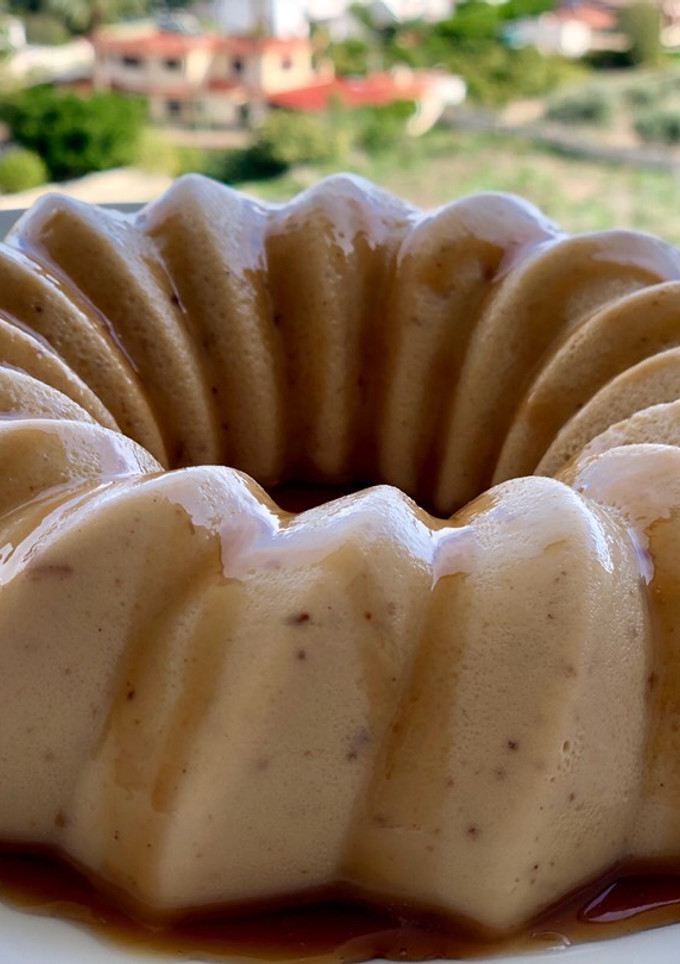 Una foto de Flan de turrón de Jijona en Thermomix