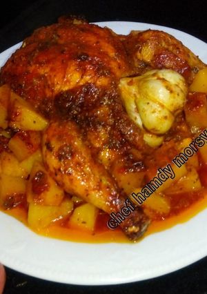 A picture of Chicken with a Marinade from the Heart of the Greek Countryside.