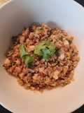 หมูสับผัดไข่เค็ม