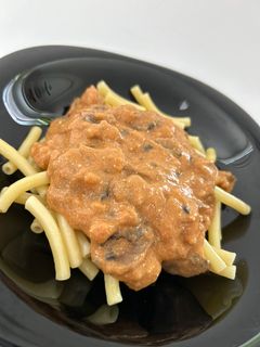 Tejfölös gombapörkölt 🍄 recept fotója