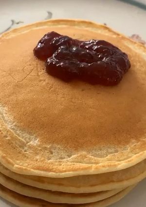 Una foto de Pancakes caseros