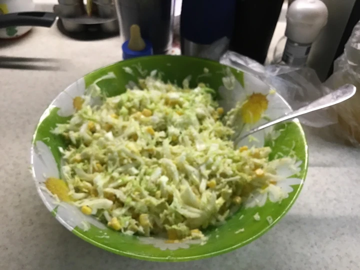 Simple Way Make Recipe Salad with cabbage that is  Makes Drooling, Addictive}