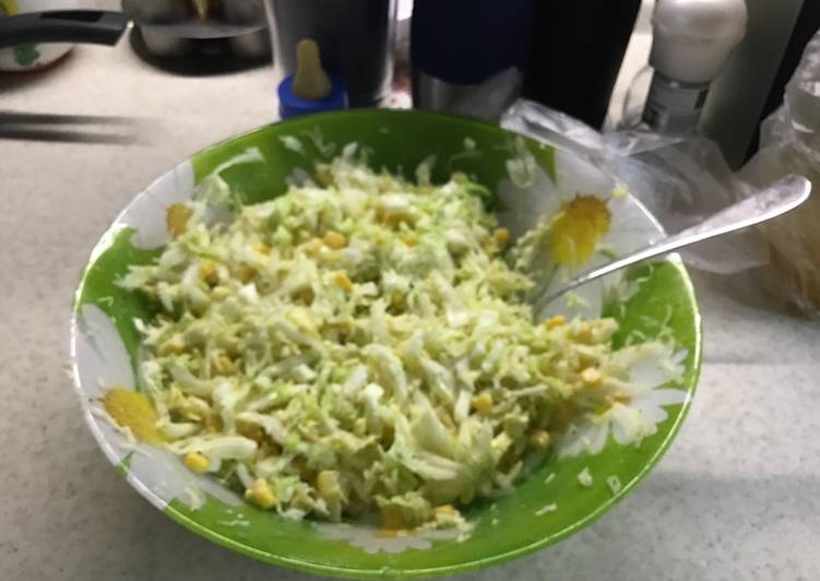 Salad with cabbage