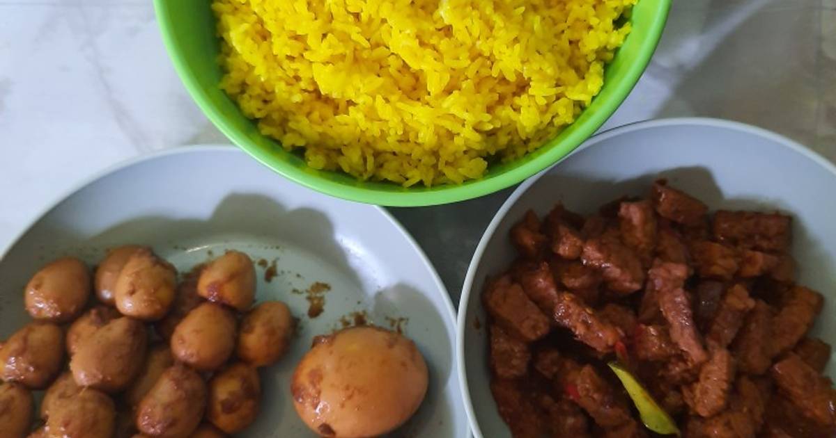 Resep Nasi Kuning Tanpa Santan,tanpa Fibercerem,tetap Enak Oleh Ardhika ...