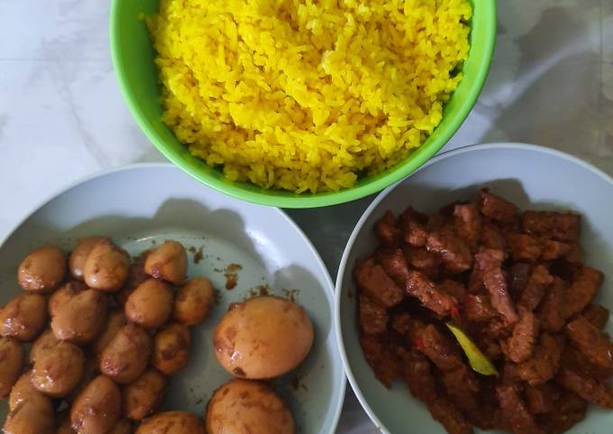 Resep Nasi Kuning Tanpa Santan,tanpa Fibercerem,tetap Enak Oleh Ardhika ...