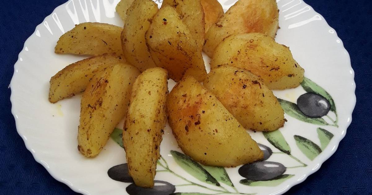 Картофель, запеченный в кожуре в духовке - 7 пошаговых фото в рецепте