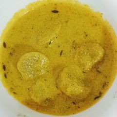 A picture of Rajasthani gatte Ki sabji.