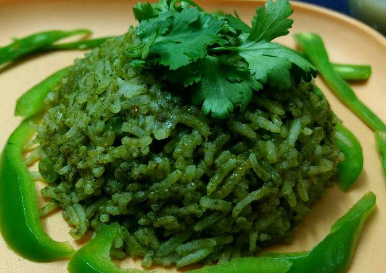 Steps to Prepare Homemade Green Biryani/pulao