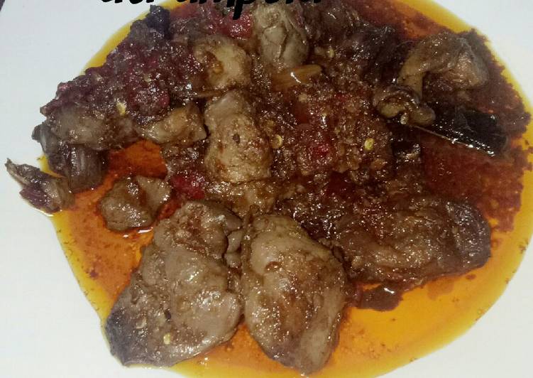Bahan meracik Gongso Ati Ampela Anti Gagal