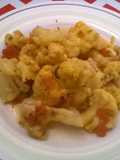 Coliflor con tomate,cúrcuma y hierbas provenzales (olla de cocción lenta-slow cooker-CrockPot).