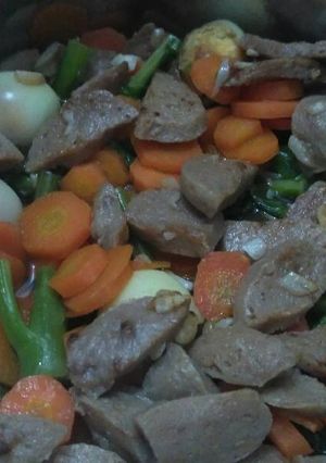 Foto resep Cah Bakso Puyuh