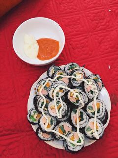 Hình của món Kimbap.