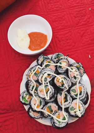 Hình của món Kimbap.