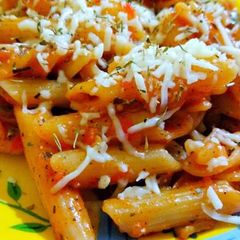 A picture of Red Sauce Pasta.