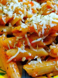 A picture of Red Sauce Pasta.