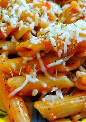 A picture of Red Sauce Pasta.