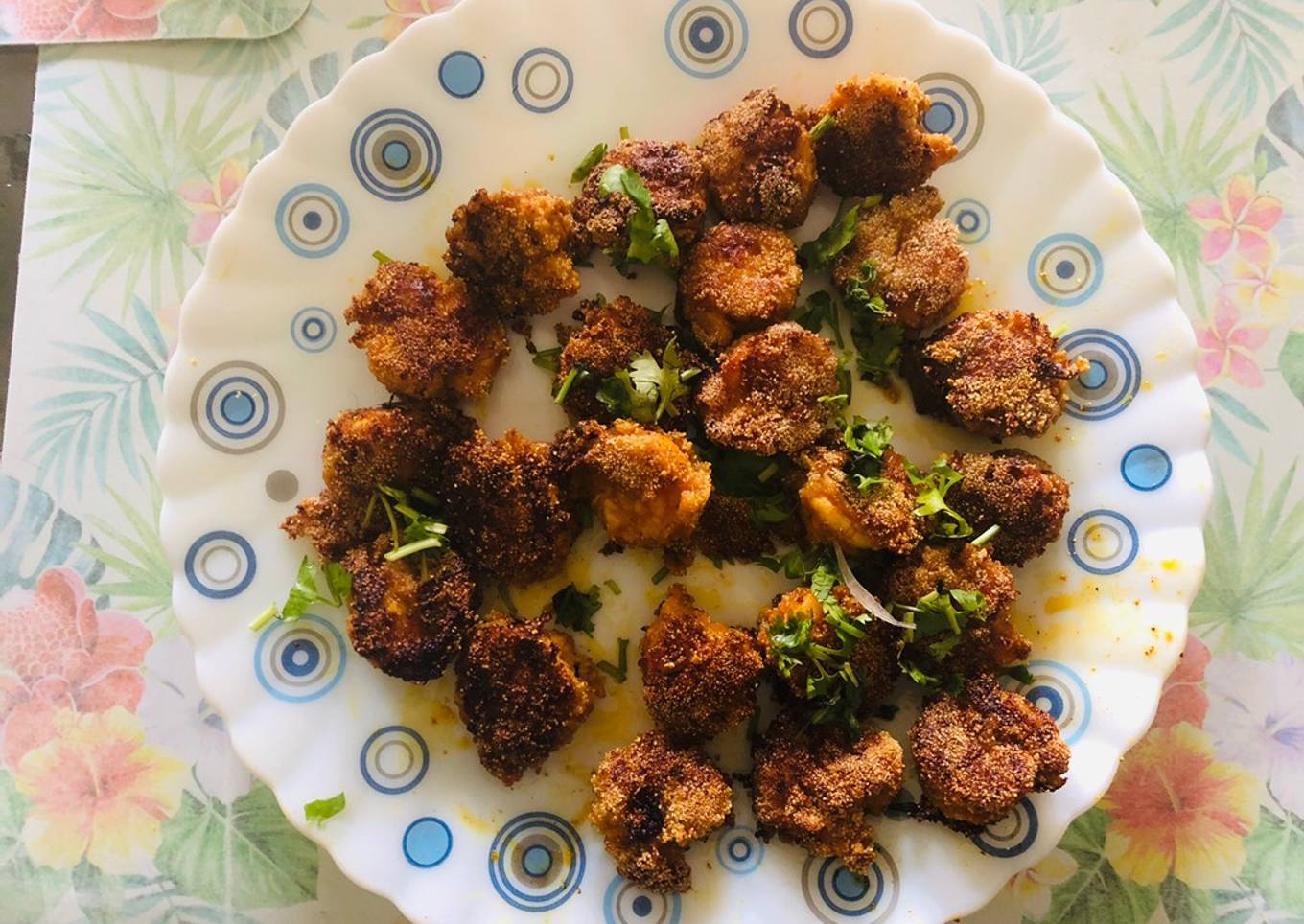 Classic pan fried shrimp