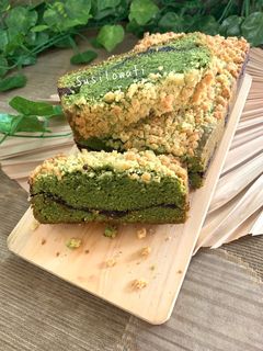 Foto resep Matcha Crumble Cake