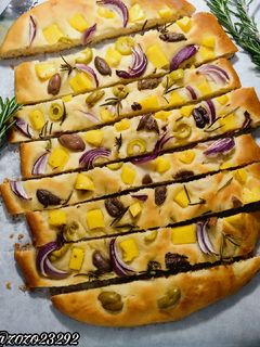 صورة لوصفة خبز الفوكاتشا🌿😋