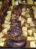Tapa de asado con papas