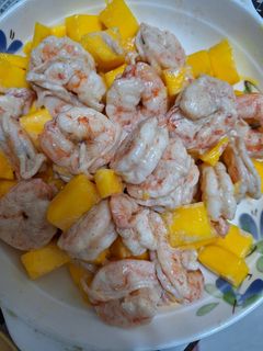 芒果蝦球 的食譜成品照片