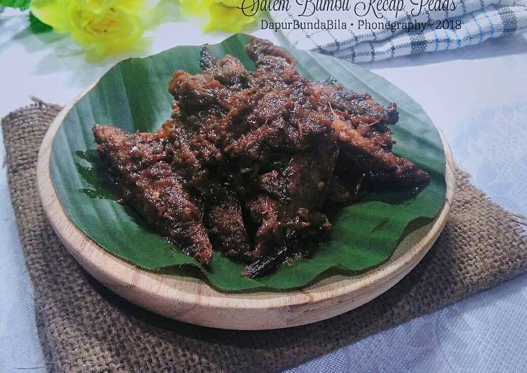 Langkah memasak Salem Bumbu Kecap Pedas Lezat