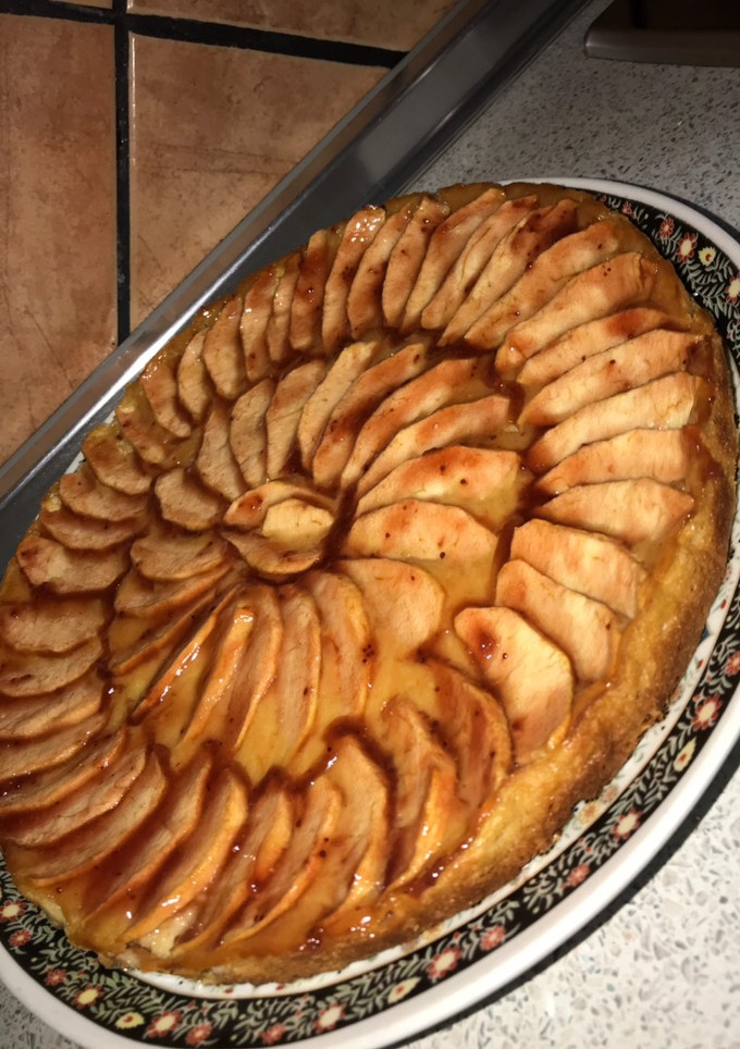 Una foto de Tarta de manzana jugosa🍎
