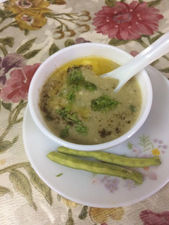 A picture of Cluster beans soup.