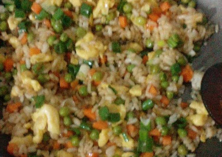 Recipe: Yummy Fried rice with vegetables
