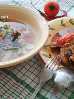 Foto resep Sayur Sop & Ayam Kecap Modal 15.000