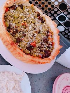 صورة لوصفة تارت البيتزا 🍕