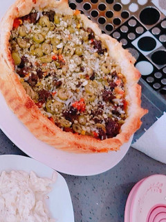 صورة لوصفة تارت البيتزا 🍕
